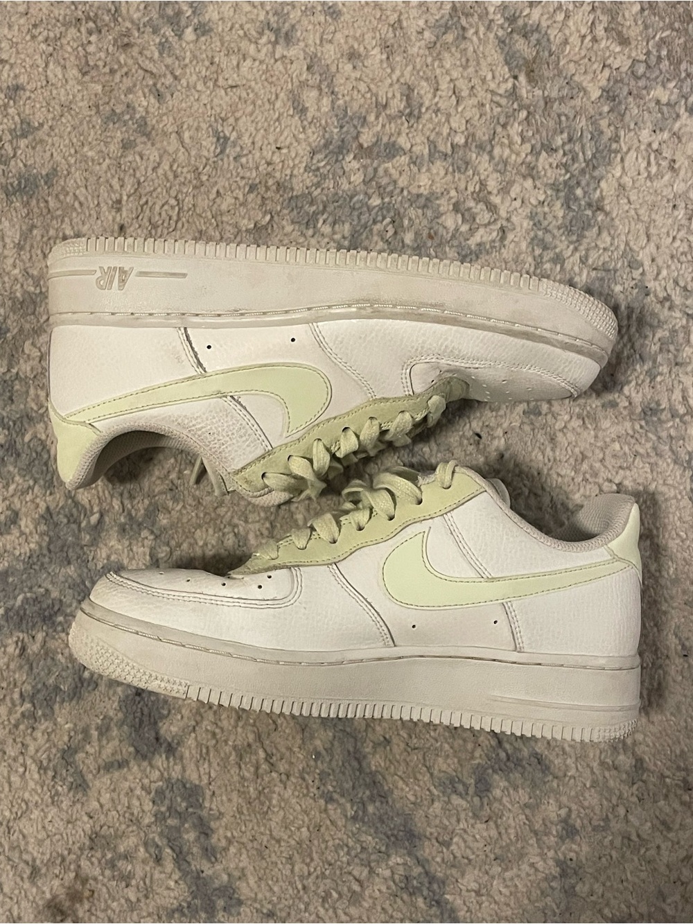 Nike AF1 Low White Barely Volt Size 7.5 Women’s